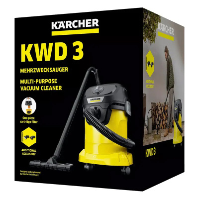 Хозяйственный пылесос Karcher KWD 3 V-17/4/20 Brush Kit