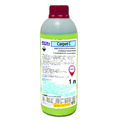 Средство для химчистки тканевых и ковровых поверхностей Rein Carpet C, 1 л